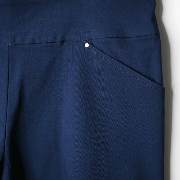 INC International Concepts Navy Mid Rise Pull On Shorts - Size 12 - NWT $49.50 - Picture 3 of 8